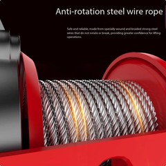 Mini Electric Hoist 220V for Home Renovation Lifting Compact Winch Hoist