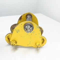 1 Ton 2000LB Push/Pull Hoist Beam Trolley 3″ To 5-1/2″ Flange