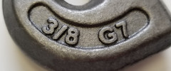 (2 pack) 3/8″ Grade 70 Weld-On Grab Hook