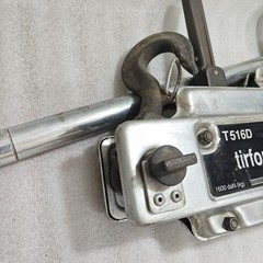 TRACTEL T516D GRIPHOIST TIRFOR 1600 KG 11.5MM MANUAL WIRE ROPE HOIST USED