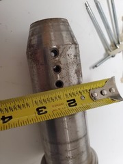 Crane Jib Pin 5lb 6″ x2″ x2″ w 4x 3″ Cotter Pin 4x 3″ Washer ? LOAD & A-2-B Co ?