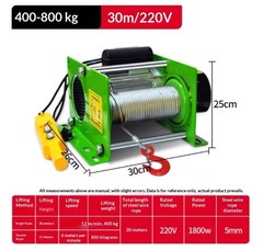 German-Style Hoist, Small Wireless Remote-Controlled Crane, Heavy-Duty Crane