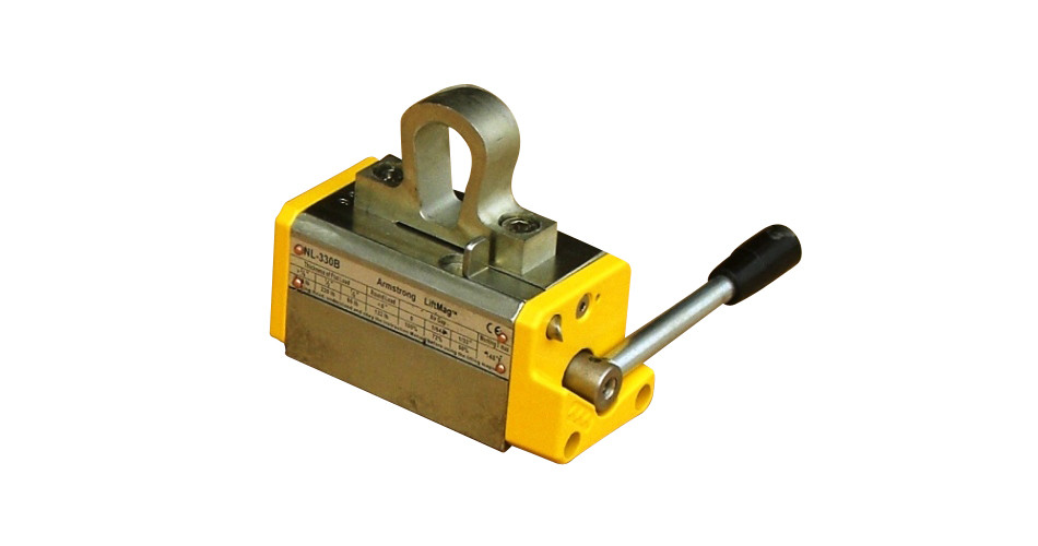 Armstrong Lifting Magnet NL-B2 330 lb, 990 lb Breakaway, Limited Lifetime Wrty