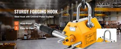 100/200/400/600KG Steel Magnetic Lifter Heavy Duty Crane Hoist Lifting Magnet