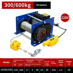 Small Wire Rope Remote Control Electric Hoist Quick Lifting Crane Hoist