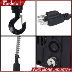 Findmall 2in1 Portable Electric Hoist Winch 1100lbs With Wireless Remote Control