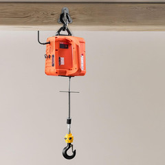 3-In-1 Electric Hoist Winch, 1550 Lbs Capacity, 1500W Portable Power Winch Crane