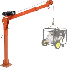 1100lbs Pickup Truck Crane with Electric Winch 3500lbs 12V 360°Rotation Pickup
