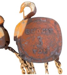 Budgit 3-Ton Manual Chain Fall Block Hoist **SALE**.