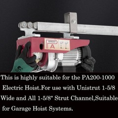 Hoist Trolley for PA200-1000 Electric Hoist 6 Wheel Trolley Assembly for Use wit