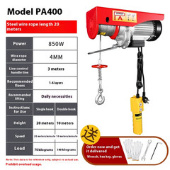 Miniature Electric Hoist Home Crane Hoist Decoration Winch Fast Lifting Crane