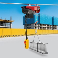Electric Hoist 440 lbs Remote Control Winch Overhead Crane for Garage Warehouse