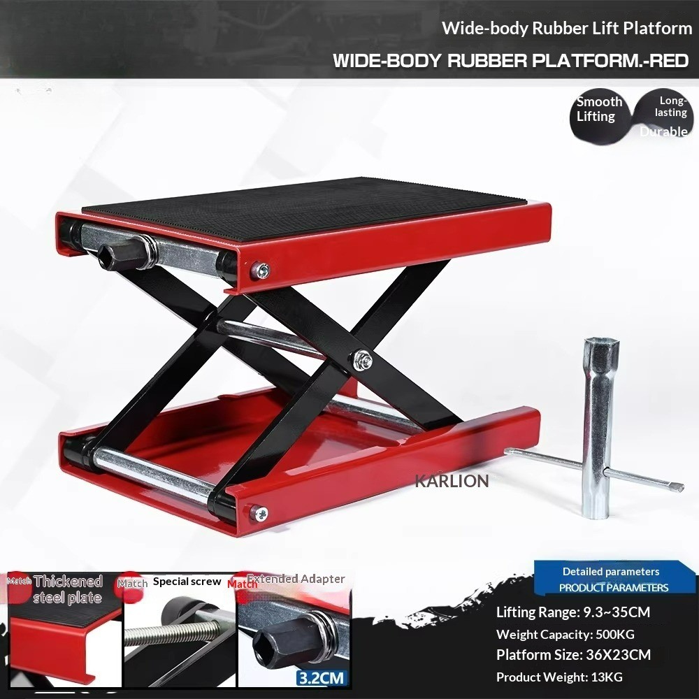 500KG Scissor Crane Rack Center Scissor Crane Workshop Bench Lifting Tools