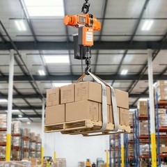 Alloy Steel Chain Hoist 1100lb, 20ft Lift, 120V, F-Class Insulation, IP54