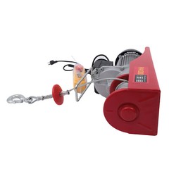 1T 2200LBS Electric Wire Cable Hoist Winch Crane Lift & wired Remote Control