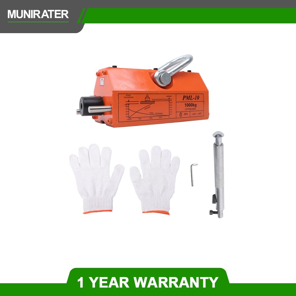 Magnetic Lifter Lifting Magnet 2 Safety Factor Neodymium Hoist 2200Lbs/1000kg