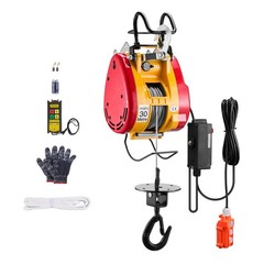 Uimoso Dual-Mode Electric Hoist Winch with 1100LBS Capacity and Remote Control