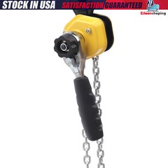 1/4 Ton Lever Block Chain Hoist Come Along Puller Ratchet Type 5FT Lift 550Lbs