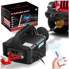 3-in-1 Electric Hoist Winch 1100lb Wireless Remote Control