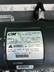 CM HOIST 208V DUAL TWIST 1/4T 16FPM CM-B 25′ #480 (1 IN CASE) THS