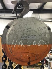 Yale 1 Ton Model LH Manual Coffing Hoist 12’ Chain.