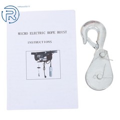 880lbs Electric Hoist with 14FT Wired Remote Control,20-40FT Lifting Height 110V