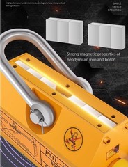 400kg Permanent Magnet Lifter Magnet Chuck Crane Magnetic Lifting Device