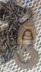 1950’s-60’s Manning, Maxwell & Moore, Inc (MMM) Air Operated Budgit Chain Hoist