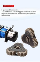 Electric Winch 12V/24V Vehicle-mounted Mini Crane Off-road Vehicle Self-rescue