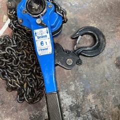 Tractel 10×30 Bravo 6 Ton Capacity Manual Lever Chain Hoist