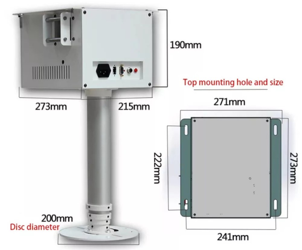 3M Projector Motorized Telescopic Hanger Bamboo Camera Ceiling Lift Bracket