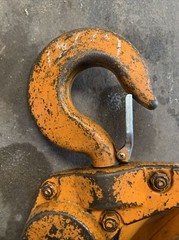 Used Harrington 5 ton Chain HOIST 10ft Lift Chain CF050 5 ton Hooks chain CF4