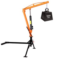 VEVOR Truck Crane 1000 lbs Pickup Crane Trailer Hitch Mounted Manual Hydraulic