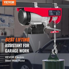 Wireless Remote Control 220V Compact Hoist for Domestic Use, 1-Tonne Capacity