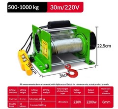 German-Style Hoist, Small Wireless Remote-Controlled Crane, Heavy-Duty Crane