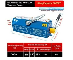 Magnetic Lifter 600KG/1T Suction Cup 400KG Powerful Magnet Iron-Attracting Disc