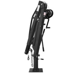 Hydraulic Pickup Truck Crane Hoist Jib Crane 2000 lbs 360° Swivel Hoist Lift