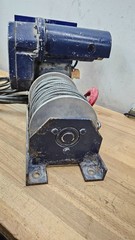 MY-TE 100AB Single Line Drum Winch Hoist 2000 Lb Lift, 120V USED