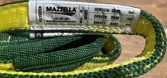 Mazzella Lift Sling Heavy Duty 3,200Lbs Vertical Basket 6,400Lbs B11/23 1”x6’ EE