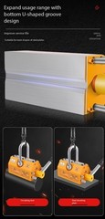 Magnetic Hoist Powerful Suction Cup Lifter 400T 600KG Magnetic Disk Magnet