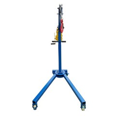 Small Portable Folding Crane Manual Lifting Machine Max.1100LBS Folding Elevator