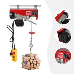 PA800 Electric Hoist 1763lbs Crane Winch Wired Remote Control 110V