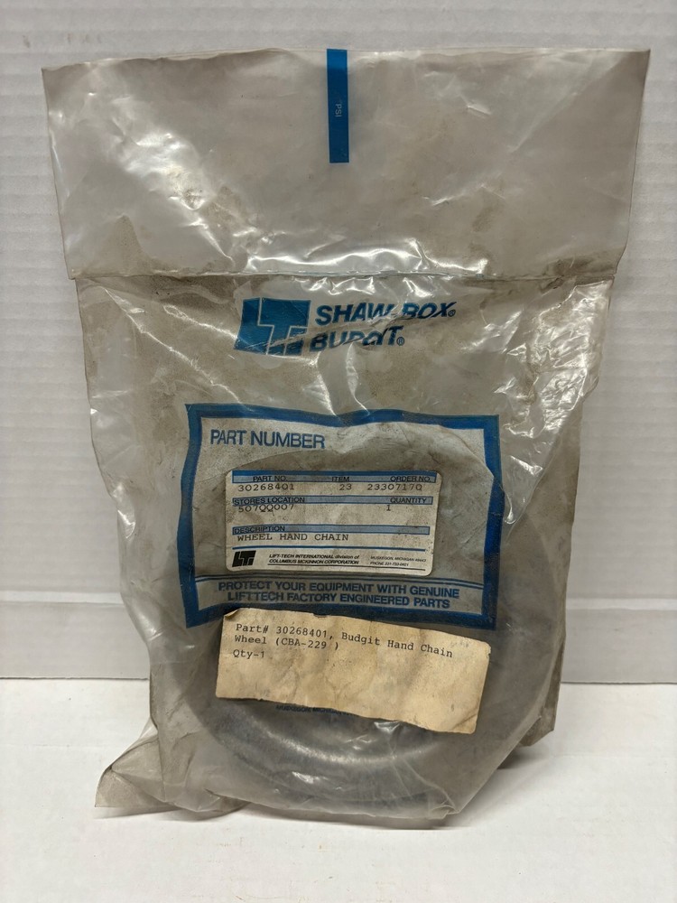 CMCO/BUDGIT, WHEEL HAND CHAIN, 30268401