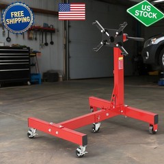 Collapsible Engine Stand – 1500 lbs Capacity, 360° Rotating Head Duty Heavy