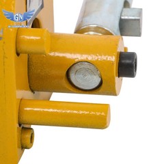 Magnetic Lifter Lifting Magnet Hoist 440lbs / 200 kg 2.5 Safety Factor Yellow