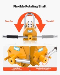 VEVOR Permanent Magnetic Lifter Lifting Magnet 1320 lbs Pulling Capacity N42