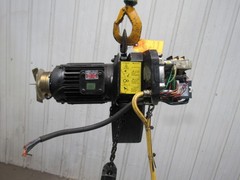 P & H 1/2 Ton Electric Chain Hoist 1000 lb 12′ Lift 460V W/7′ Pendant