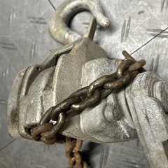 YALE E-7-N 60″ LIFE ALUMINUM RATCHETING CHAIN HOIST 1/2 TON USA
