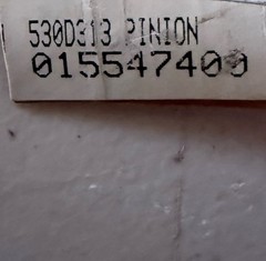 Columbus McKinnon DR Pinion 1 1/2-4 TON LH/LT (015547400)