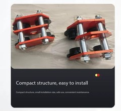 Hand-Pushed and Hand-Pulled Trolleys I-Beam Pulley Blocks Lifting Pulleys